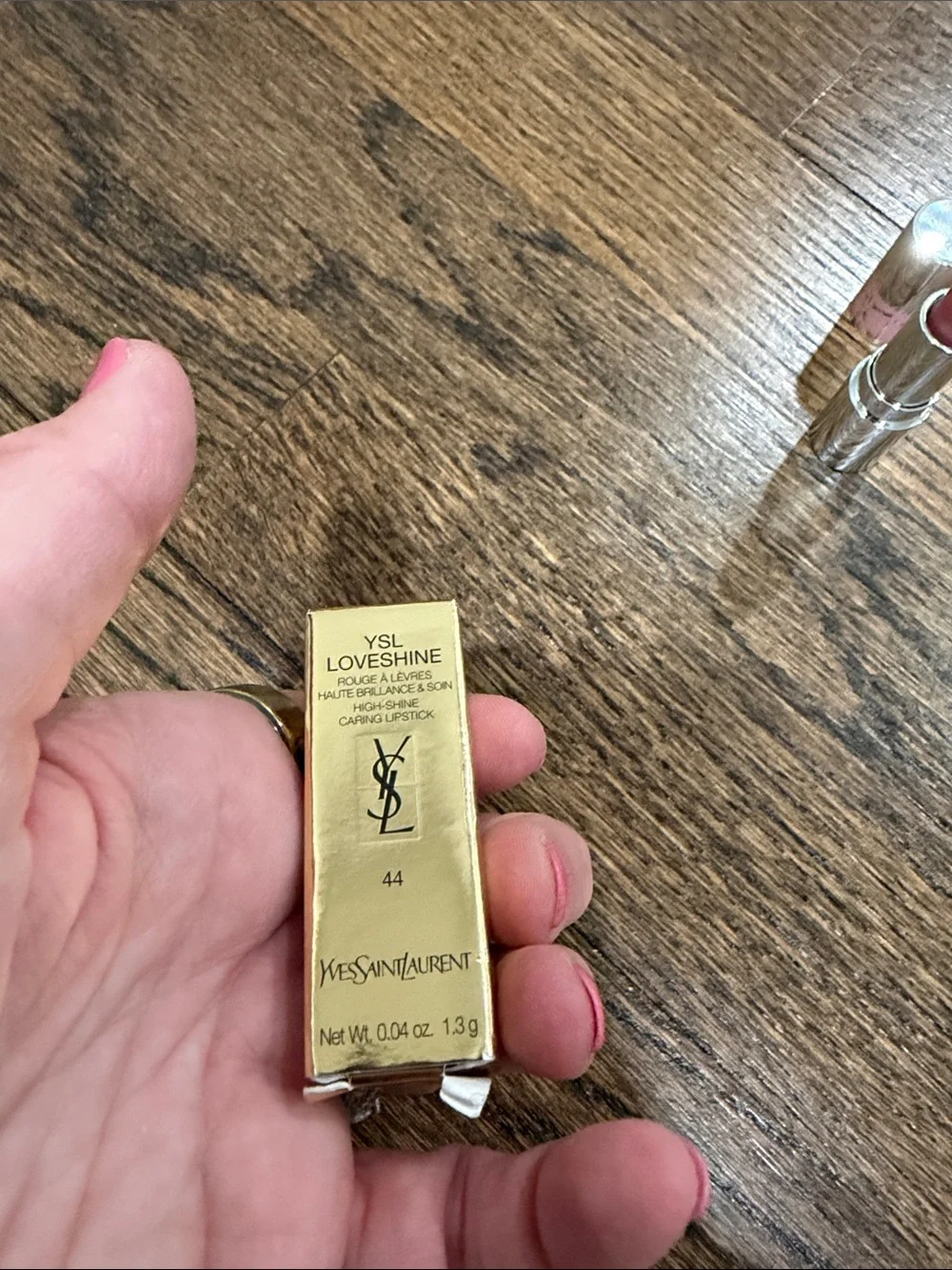 Yves Saint Laurent (YSL) LoveShine Lipstick - Nude Lavalliere 44 travel size